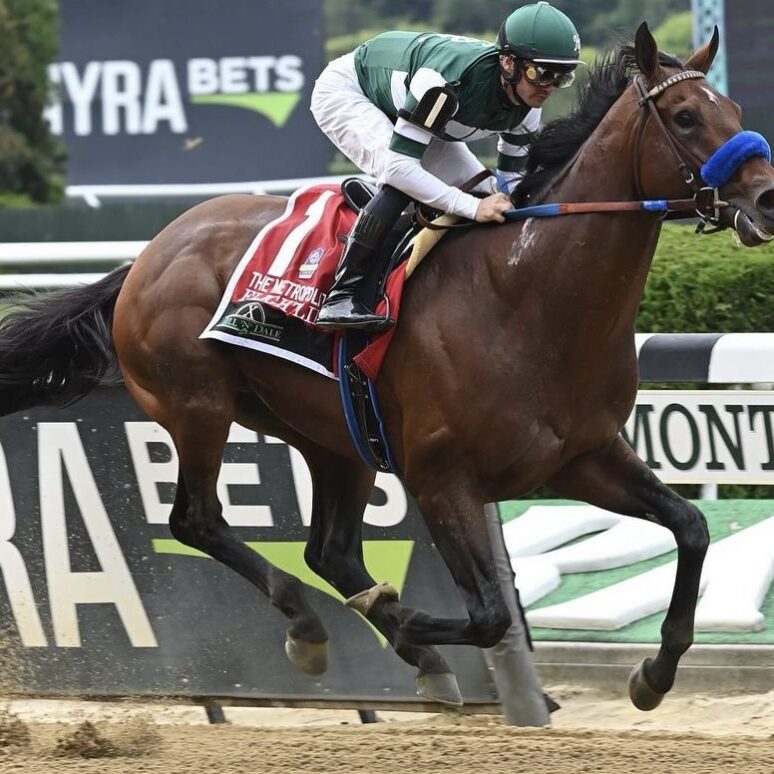 Flightline winning the Met Mile